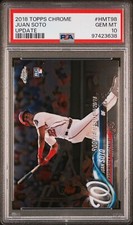 2018 Topps Chrome - Juan Soto #HMT98 Washington Nationals - ROOKIE PSA 10