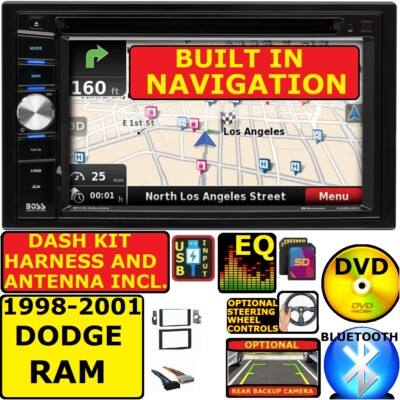  98 99 00 01 DODGE RAM GPS NAVIGATION CD/DVD BLUETOOTH USB CAR Radio Stereo PKG