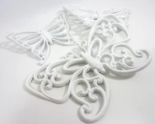 Homeco Butterfly Wall Art VTG 70s 3 Piece Set Hanging Decor Boho Cottage Core