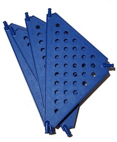 8 KNEX Large Blue Triangle Panels Plates 7.5" Replacement Parts Pieces K'NEX