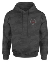 Howitzer Family Po Hoodie -Black Camo 