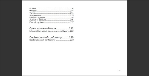 2022 Ducati Supersport 950 and Supersport 950 S Maintenance and Owners Manual - Picture 7 of 7