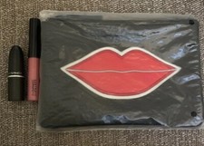 MAC Red Lips Small Makeup Bag With Lip Essentials