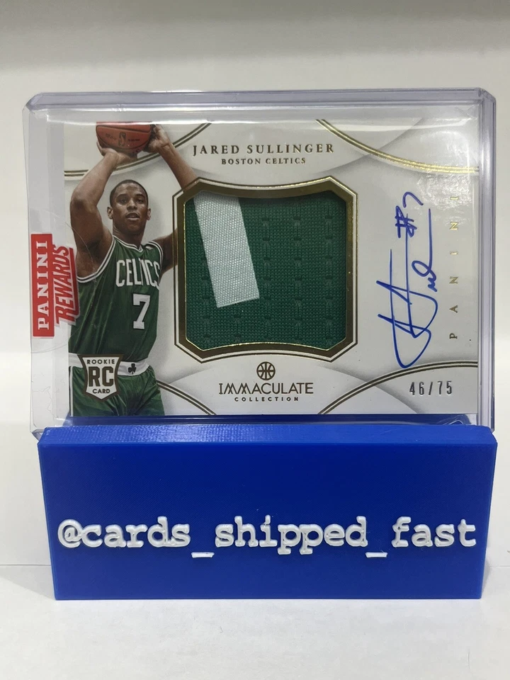 BOTH 2012-13 Immaculate JARED SULLINGER ROOKIE PATCH AUTO RPA Buckeyes / Celtics - Image 2 of 4