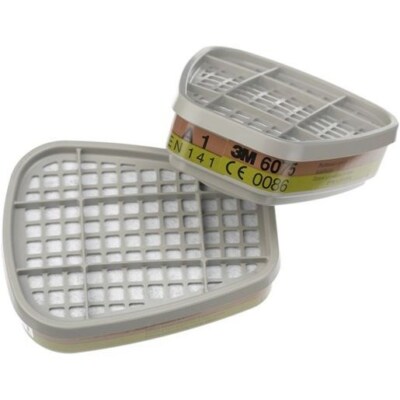 3M 6055 Filter A2 + Gasdampf Sprüh Lackierpinsel Walze Lackieren Leicht