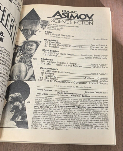 Lot of 3 Harlan Ellison I, Robot Pt 1-3 Screenplay Isaac Asimov Sci-Fi ...