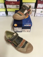 Neuf Chaussure Garçon en 32 Mod8 Quamod Militaire sable cuir Valeur 85€ !!