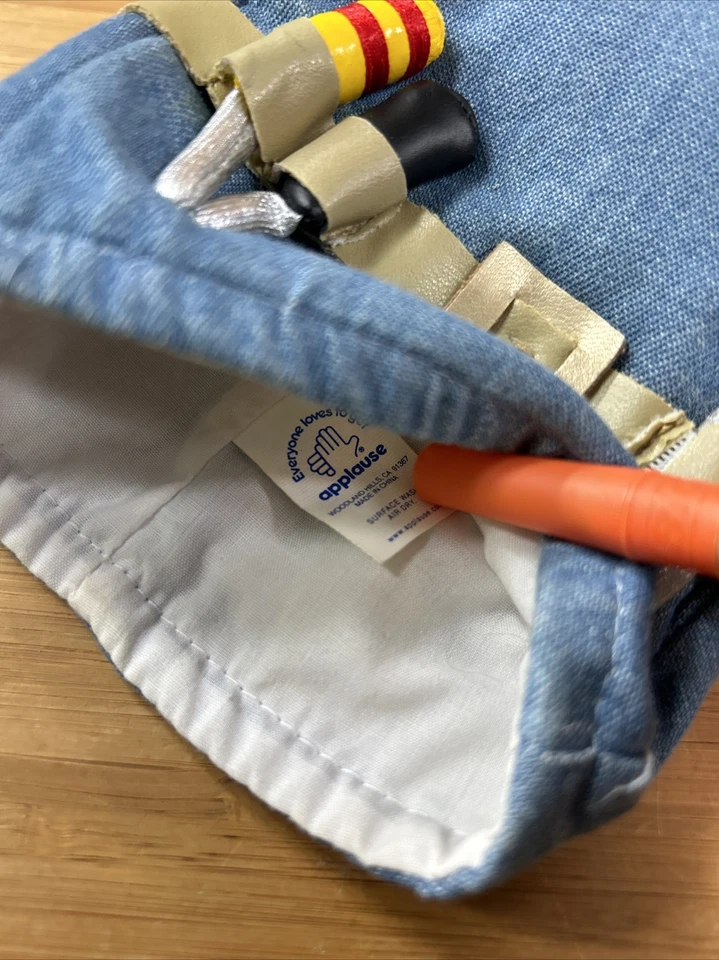 Applause Bob The Builder Peluche Marioneta de Mano 10 Pulgadas Keith Chapman 2001 Juguete para Niños Foto 4 de 4