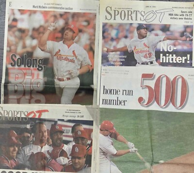 St. Louis Cardinals Coverage St. Louis Post-Dispatch:  Sept.-Nov 1998