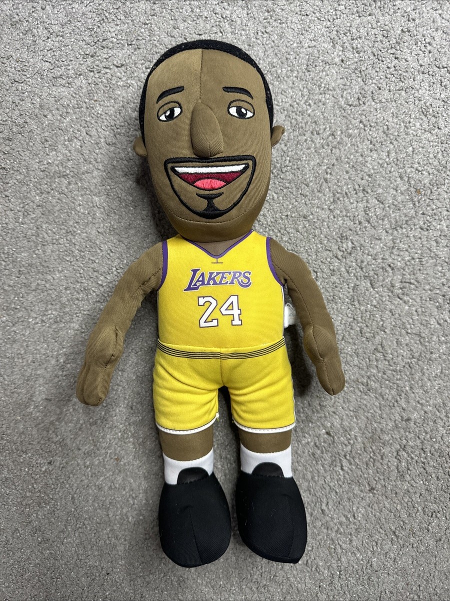 Kobe Bryant Lakers Bleacher creature plush Toy yellow jersey #24