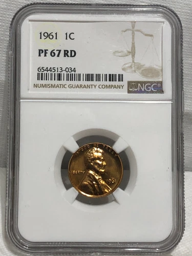 1961 Lincoln Memorial Cent NGC PF 67 RD