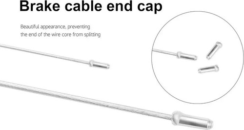 BMX Bike Gyro Brake Cables Front + Rear (Upper + Lower) Spinner Rotor Set Kit - Picture 4 of 5