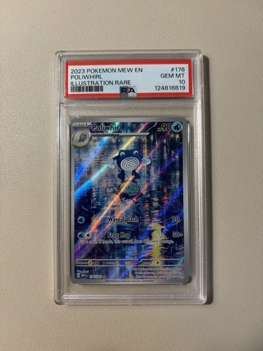 Poliwhirl 176/165 IR Scarlet & Violet 151 PSA 10 Gem Mint Pokemon