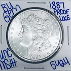 1887 BU UNCIRCULATED MORGAN SILVER DOLLAR AUTHENTIC U.S. MINT FREE SHIPPING 5424