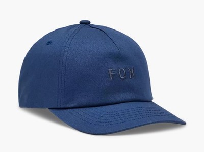 Fox Racing Wordmark Adjustable Hat Indo Blue 31637-199-OS