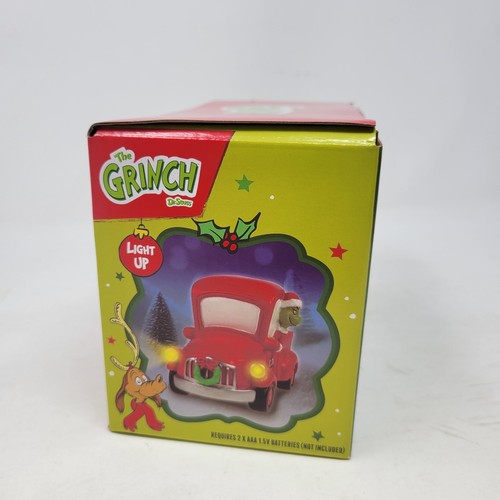 Dr. Seuss The Grinch In Red Truck With Who Hash Light Up Christmas 2025 Mini - Bild 4 von 5