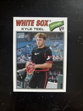 Kyle Teel 2026 Topps Heritage Base RC #182 Chicago White Sox