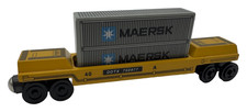 Whittle Shortline Railroad Wooden Maersk Doublestack Intermodal DDTX 750977