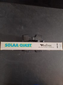 Solar Quest (Vectrex, 1982) With Cartridge, Box, & Overlay 