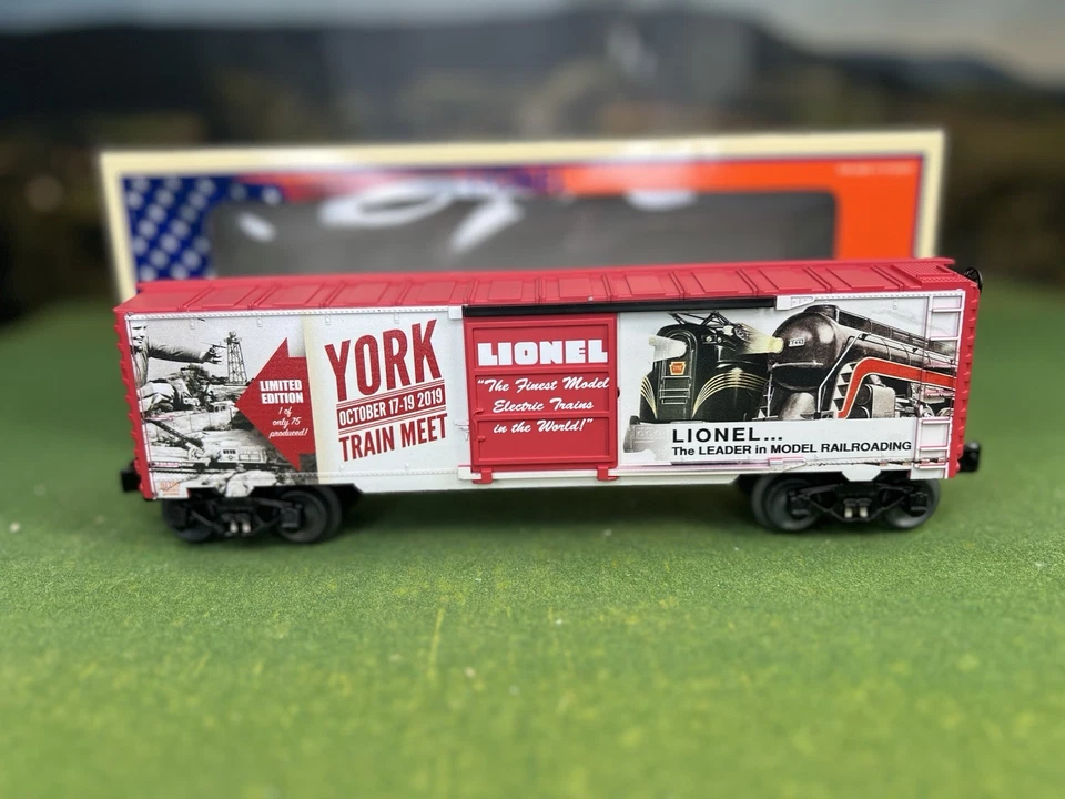 LIONEL 2nd. 2019 YORK BOX CAR 1901700 1 OF 75 SEALED MIB LAST ONE LAST ONE - Image 3 of 4