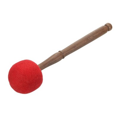MECCANIXITY Singing Bowl Mallet Strike 5.5x27CM Wool Red Sound 5.5x27CM, 