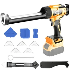 Cordless Caulking Gun for Dewalt 20V Max Battery,10 Oz 6 Speed for Sealing