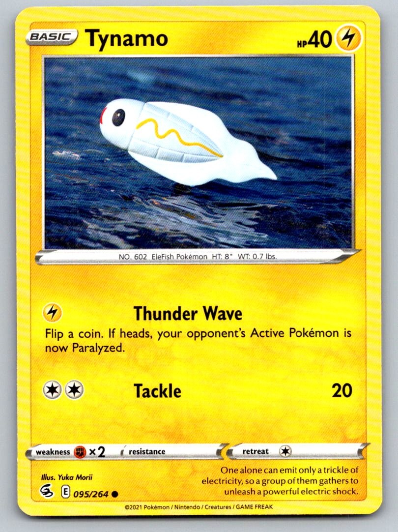 Tynamo 095/264 Common SWSH08: Fusion Strike Pokemon Near Mint