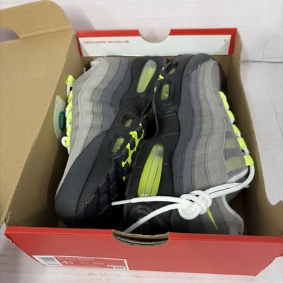 Nike Air Max 95 BB S GS Sneaker Gray Black Yellow authentic Suede 4.5Y BRAND NEW