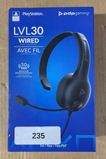 PDP Gaming Playstation LVL 30 Wired Chat Headset - 30mm - Open Box - Black