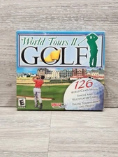 World Tours II Golf (PC, 2001) New Sealed (Windows 95/98 As Shown On Back)