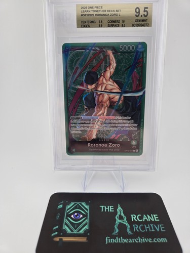 Roronoa Zoro (Zoro Deck) graded BGS 9.5 for sale on eBay