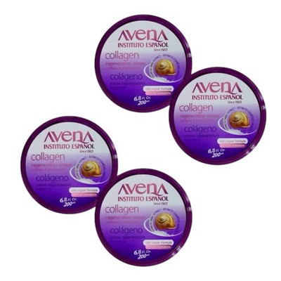 4 Avena Instituto Espanol Collagen Regeneration Cream Softens & Moisturizes 6.7