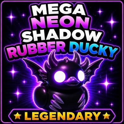 MEGA NEON SHADOW DRAGON DUCKY (CHEAP) ADOPT A PET FROM ME - CHEAPEST ON EBAY