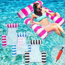 Wasserh&auml;ngematte,  Pool Spielzeug 4 in 1 Aufblasbare Wasserspielzeug Pool Zubeh&ouml;
