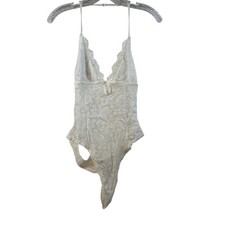 inBloom by Jonquil White Lace Thong Lingerie Bodysuit Large