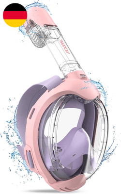 ACURE Schnorchelmaske Für Kinder - Co2-Sichere Tauchmaske Für Schwimmanfänger Im