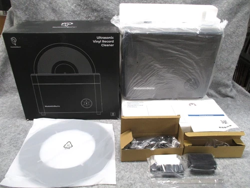 HumminGuru HG01 Ultrasonic Vinyl Record Cleaner 40khz  w/Box & Manual Used Once