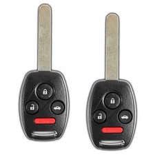 2 New Uncut For Honda Civic Remote Key Fob Keyless Entry Replacement Transmitter