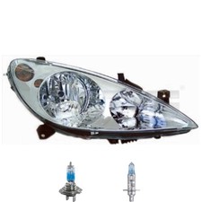 Scheinwerfer rechts inkl. Premium Lampen für Peugeot 307 3A/C mit LWR Motor