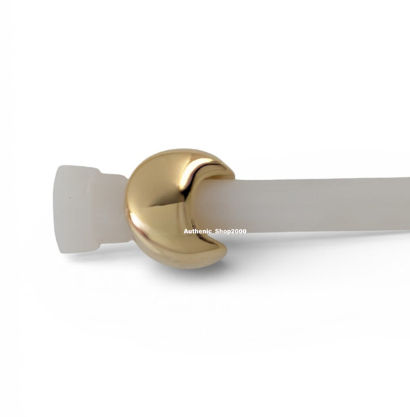 Alternate view of New 100% Authentic Pandora 14k Gold Plated Moon Mini Charm 764516c00