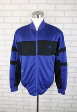 Vintage Givenchy Active Track Jacket Aprox Mens M Blue Black READ No Zip Pull