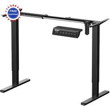 Stand Up Desk Frame 4 Memory Height Adjustable Table Legs to 47.2 Electric Base