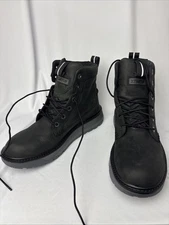 XTRATUF Men's Bristol Bay Leather Boot Waterproof 8 Medium Black (XBL-000)