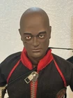 ATOMIC MAN MIKE POWERS GI JOE CLUB EXCLUSIVE Uniform Set On CUSTOM AA Bald Cyber