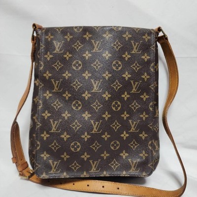 Louis Vuitton Musette Salsa Shoulder Bag Monogram Canvas Brown Made In France JP
