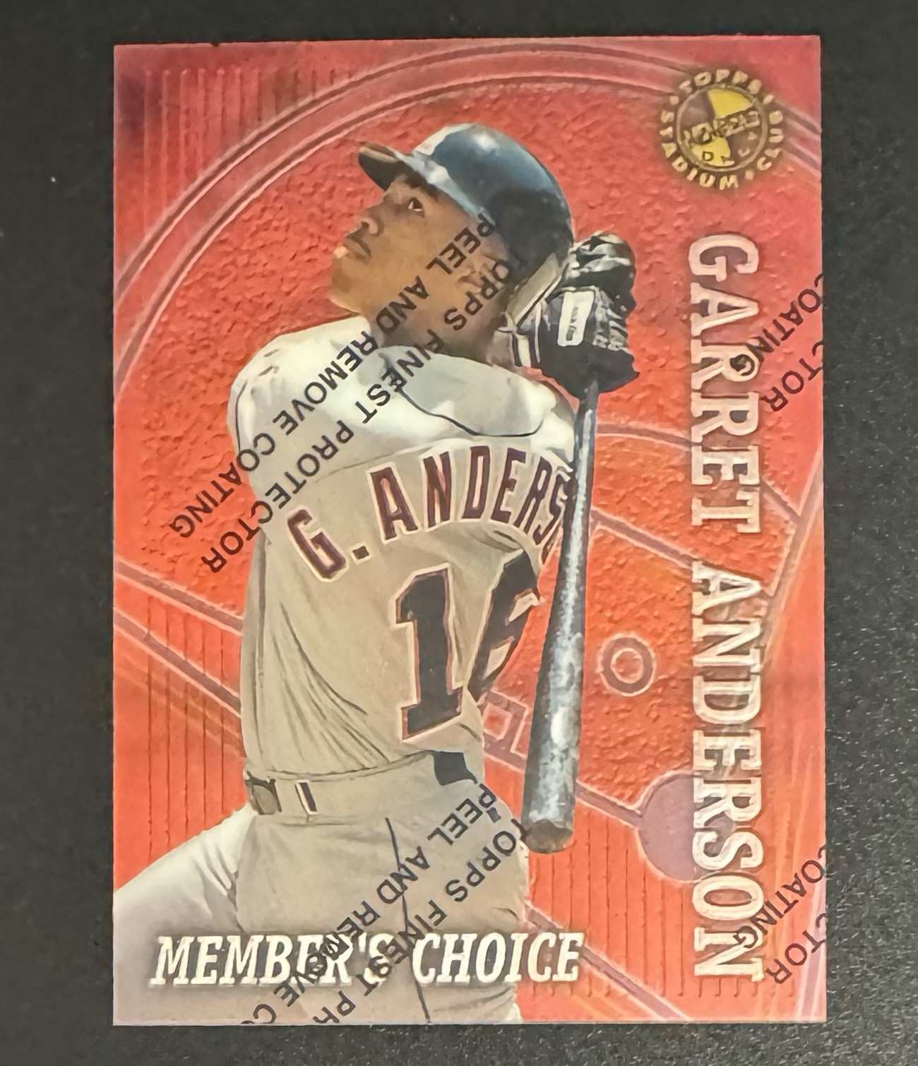 Garrett Anderson 1996 Stadium Club Members Only Finest #49 - California Angels