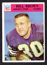 1966 Philadelphia #107 Bill Brown - FR-GD