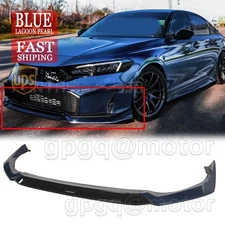 For Honda Civic Sedan Hatch 2025-Up Yofer Blue Lagoon Front Bumper Lip Splitter