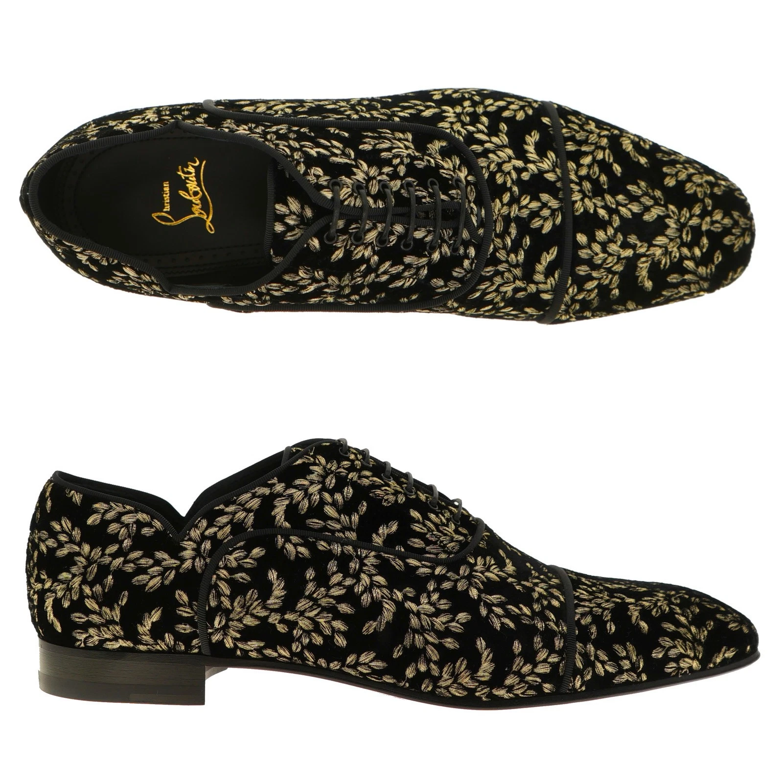Christian Louboutin — Christian Louboutin Greggy Chick Black Velour Size 9 US New