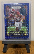 2024 Panini Prizm Draft Josh Jacobs Blue Finite Refractor 70/89 SP #67